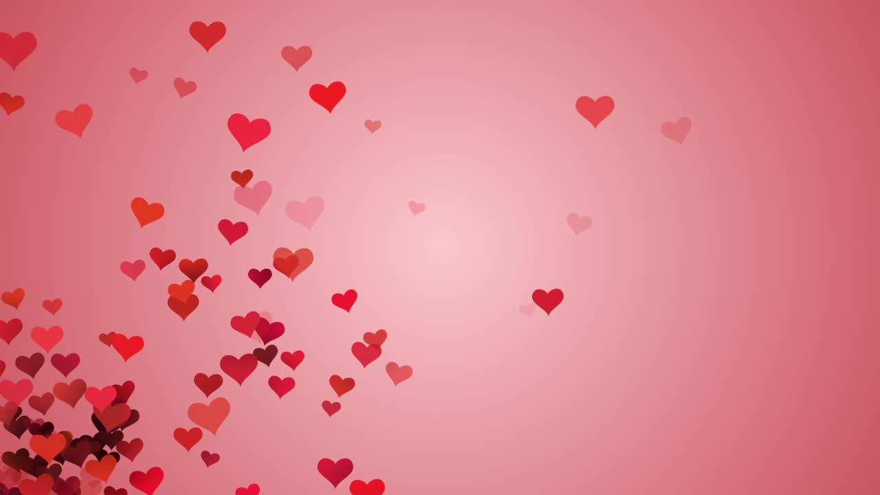 Sfondo con motivo a cuori di San Valentino
