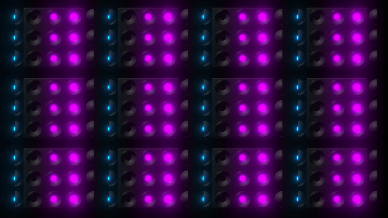 Motivo di Illuminazione Astratto con Colori Neon