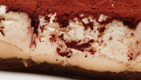 tiramisu dessert closeup