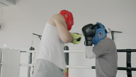 boxing training session