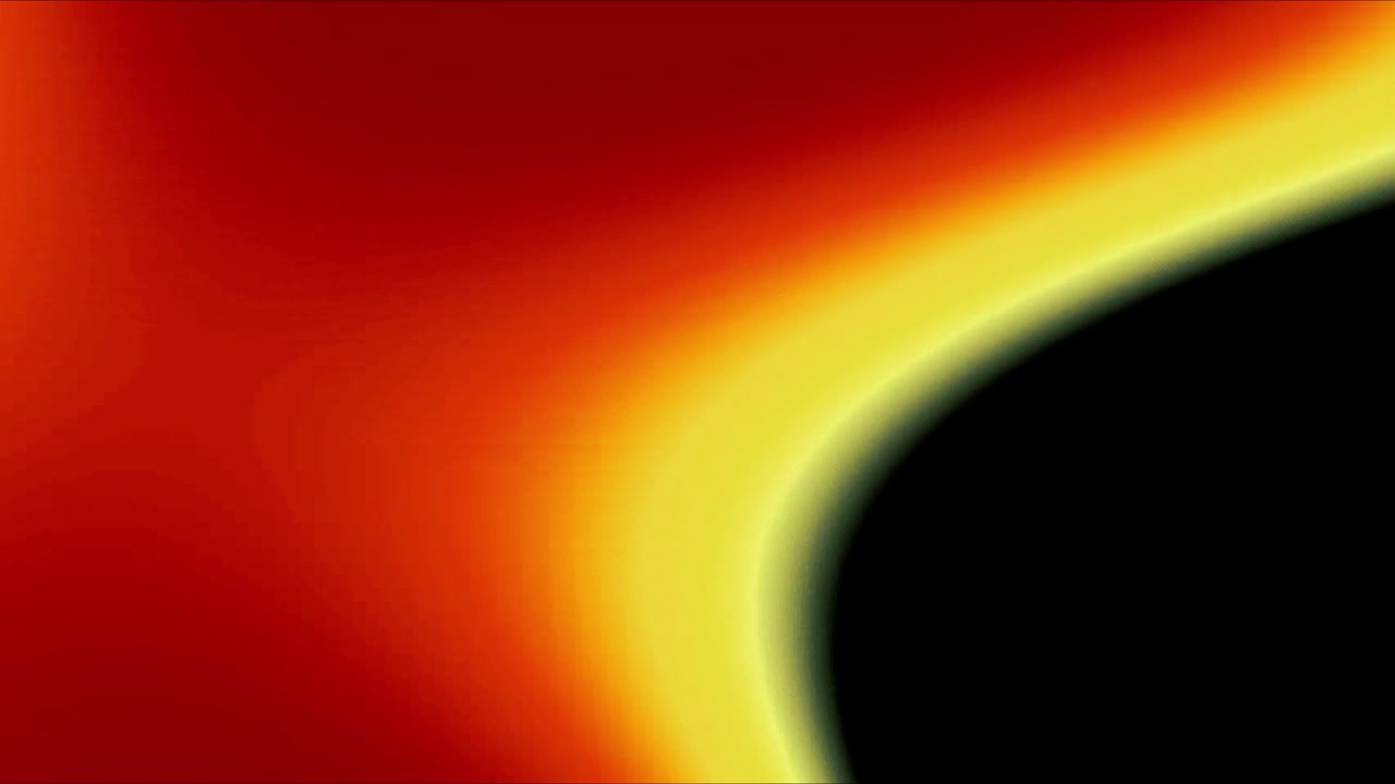 Abstract Motion Background with Glowing Red and Yellow Light Waves