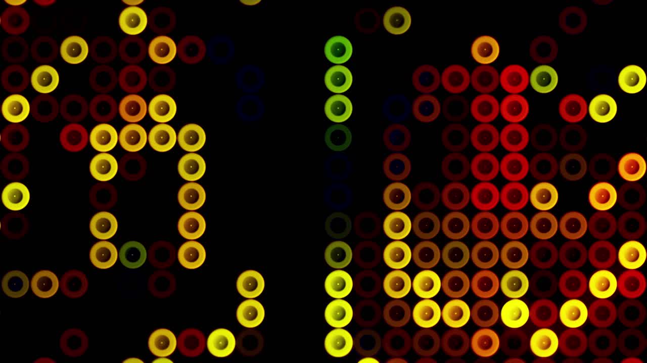 Fondo abstracto círculos brillantes