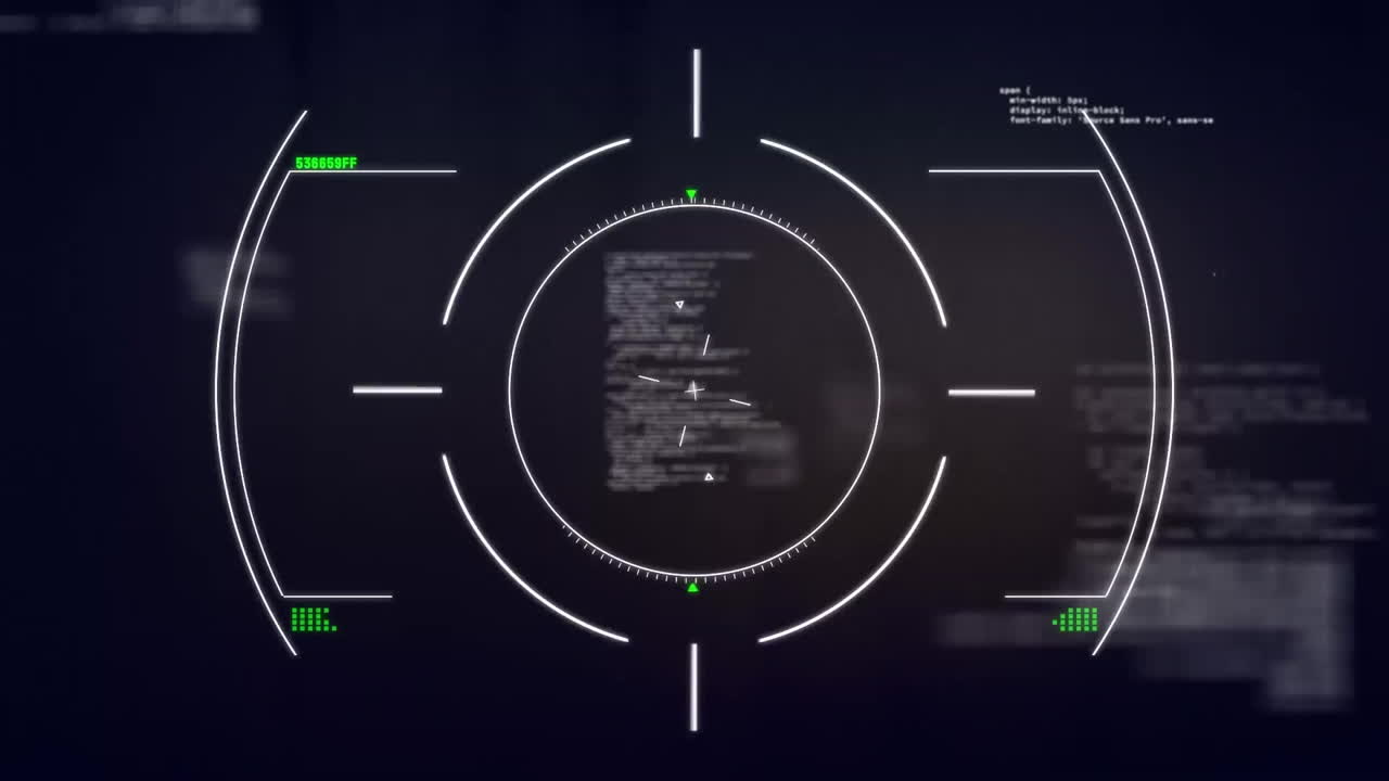 animación del procesamiento de datos y las conexiones sobre fondo azul