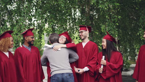 celebración del día de la graduación