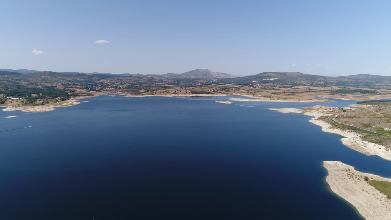 Blue Lake High in the Mountains