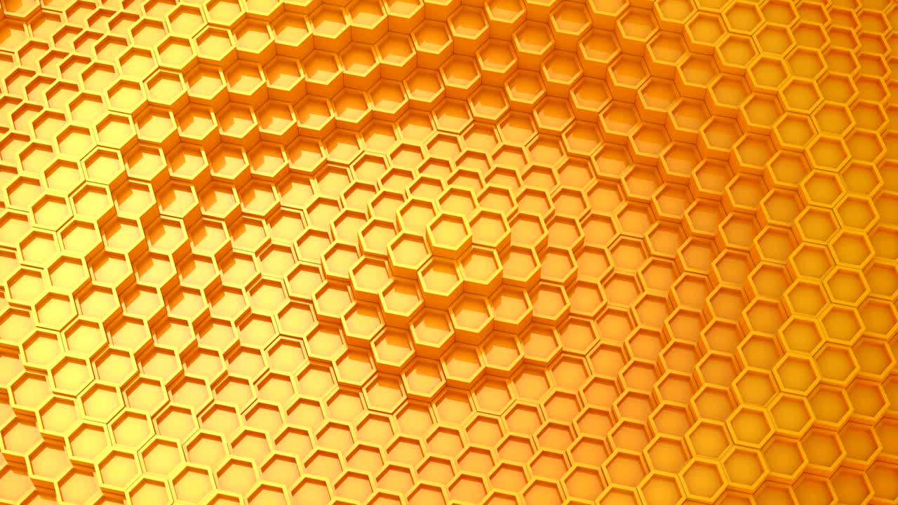 Background of Animated Hexagons