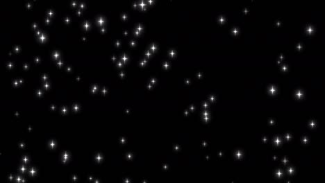 fondo negro animado con granos brillantes
