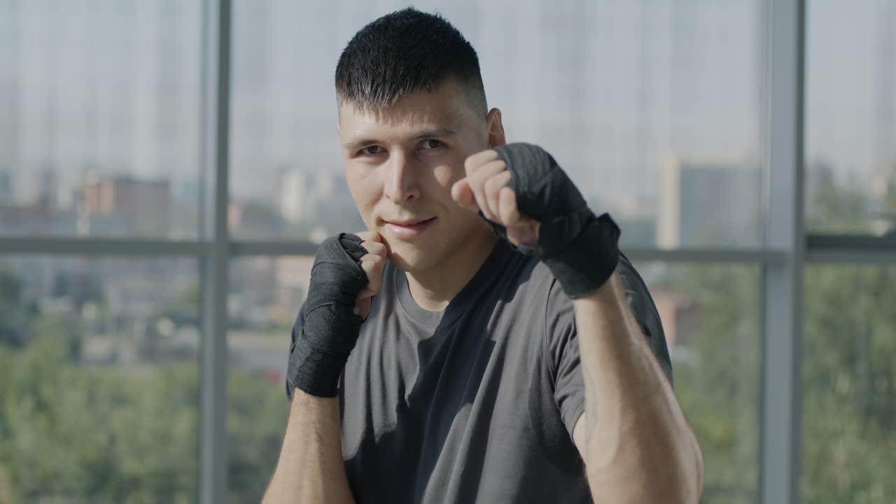 남자 권투 훈련