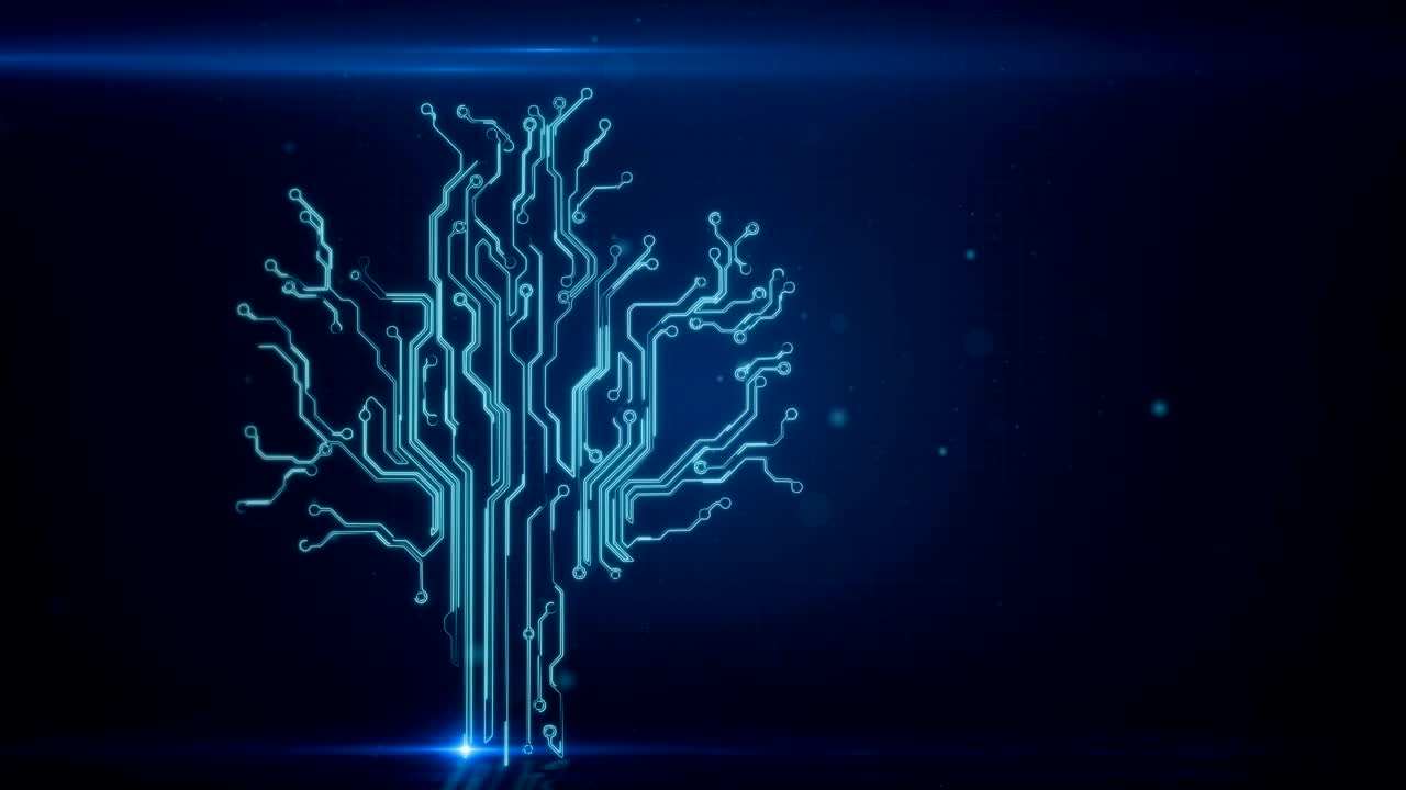 블루 서 보드, 전자 하이테크, 아름다운  배경, 추상적인 서, 내 프로필에 다른 색