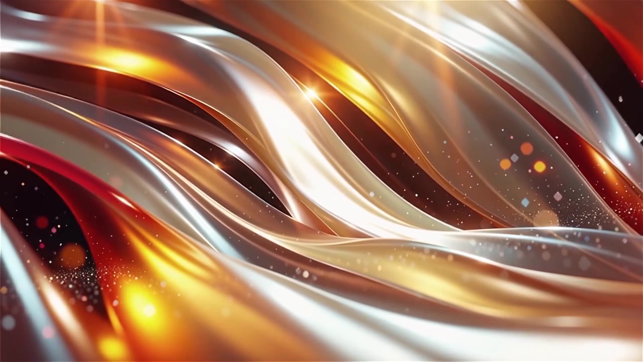 Sfondo astratto con onde di luce fluide.