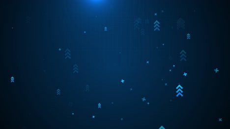 digital artificial intelligence virtual screen ai data stream flow big data technology data science