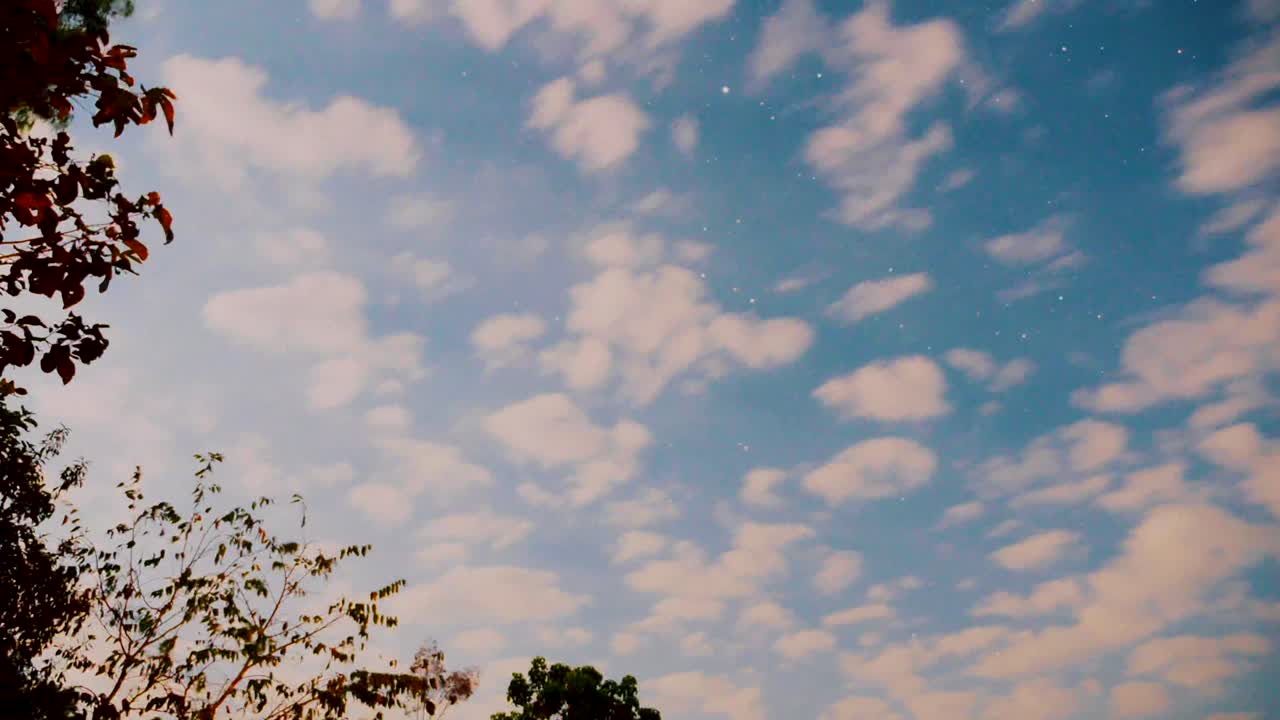 산 한가운데 천문학 timelapse