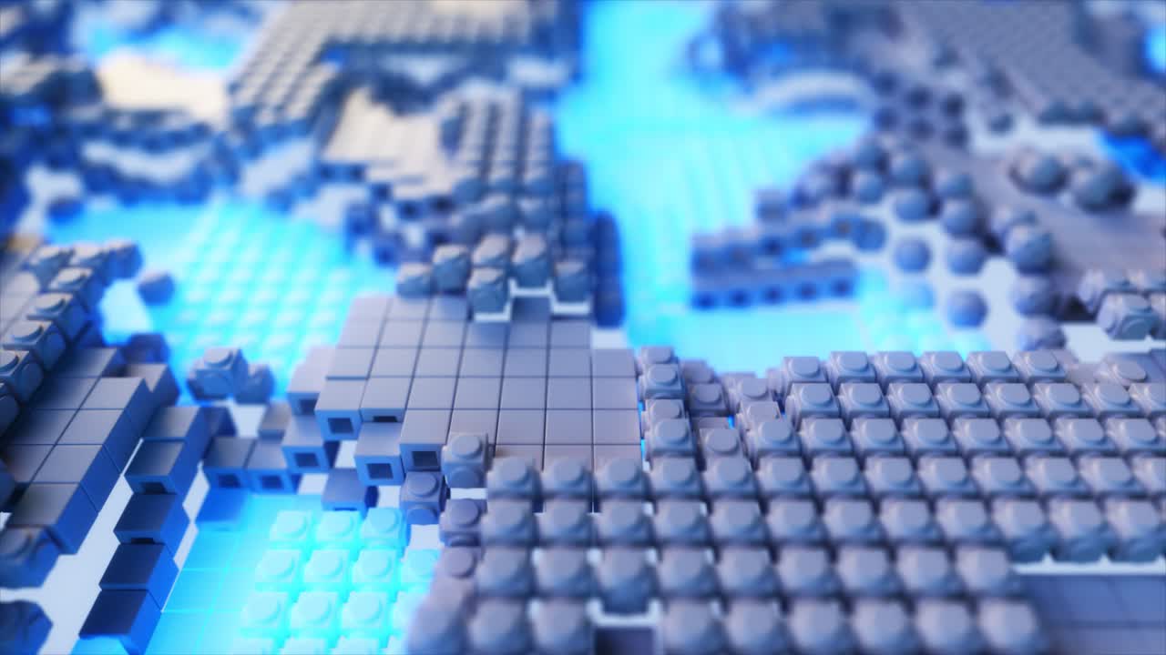 bloques geométricos abstractos