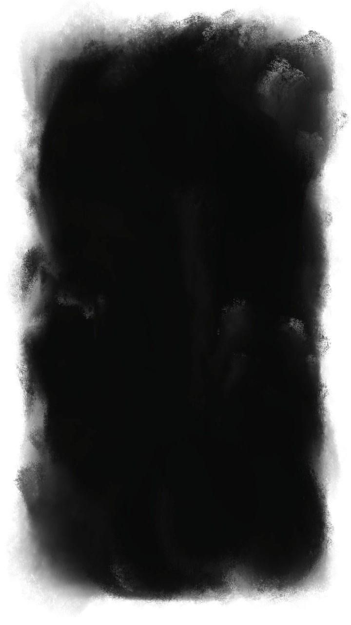 Texture astratta lavaggio inchiostro nero su sfondo bianco.