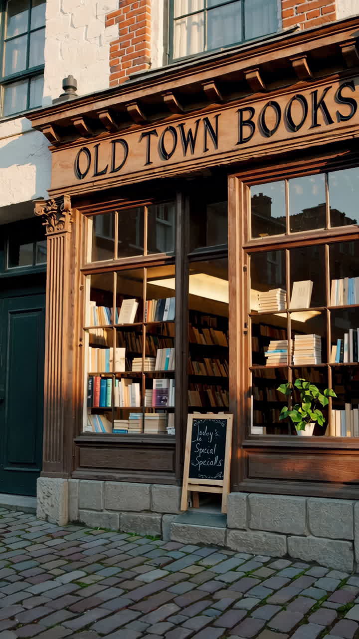 Charming Old Town Books Storefront