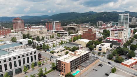 K-Drone-Video-Del-Centro-De-Asheville-Nc-Visto