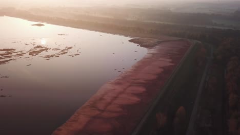 Red-mud-or-red-sludge-deposits,-Stade,-Stade,-Lower-Saxony,-Germany