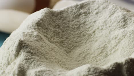 flour in a bowl for baking