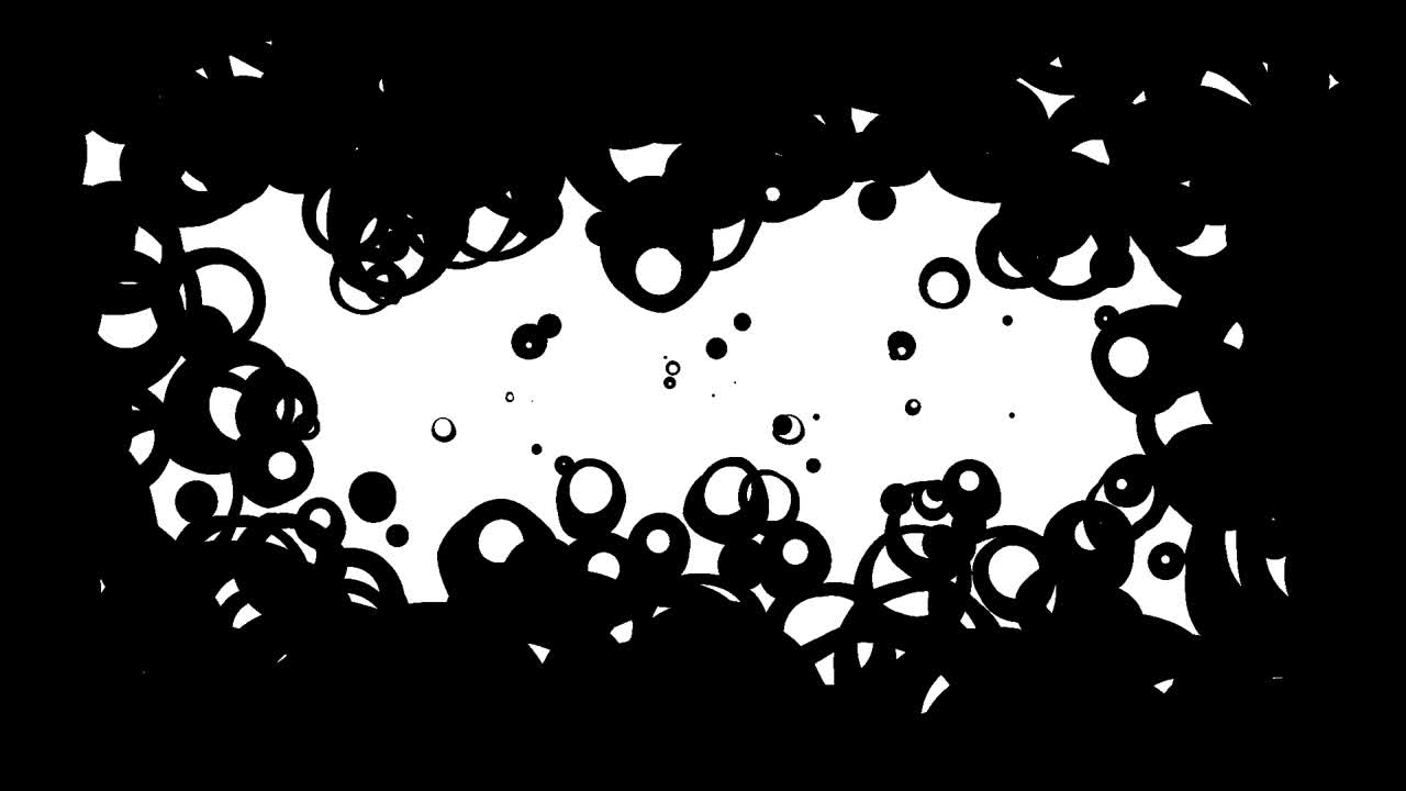 거품 고리 이동 배경