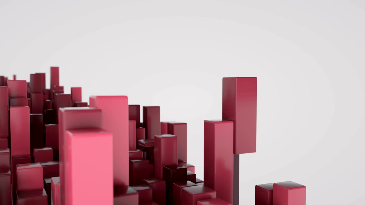 4K Abstract Bar Graph Blocks.