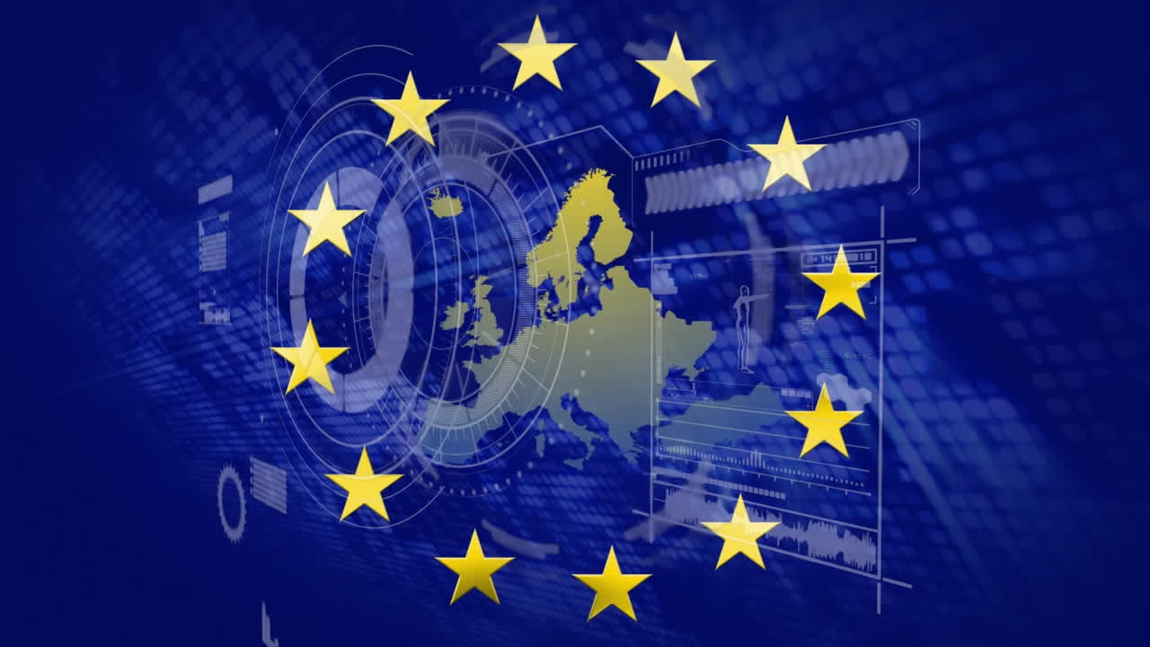 eu  ⁇ 발 위의 데이터 처리의 애니메이션