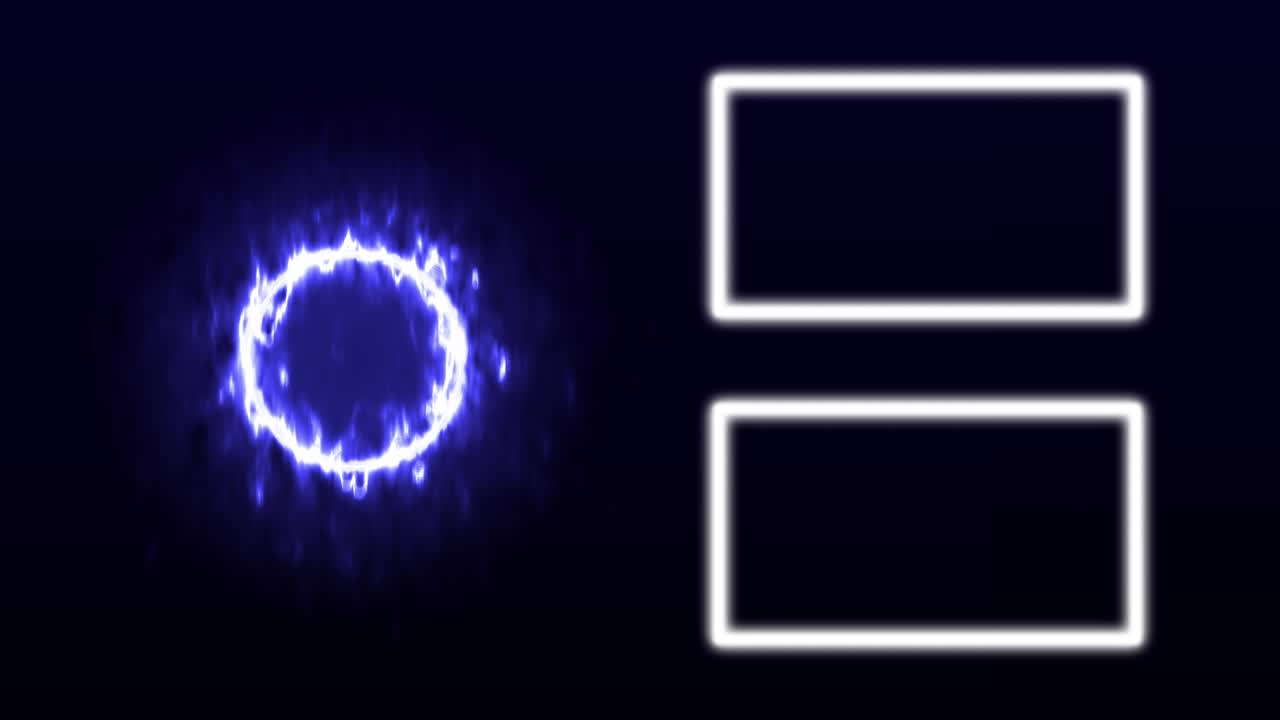 color llama tarjeta de finalización pantalla de finalización gráficos de movimiento