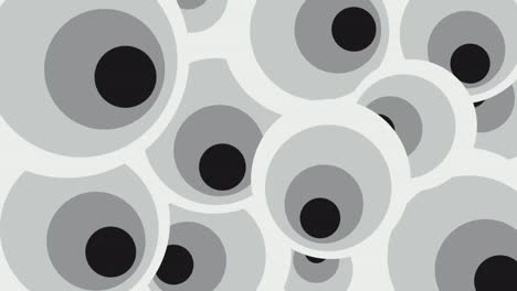 animated background with circles. geometric illustration in circular motion