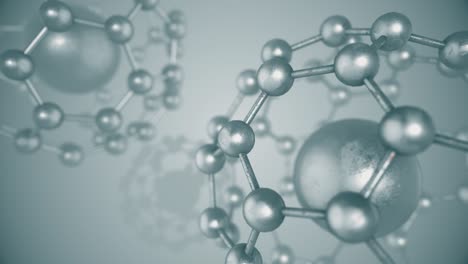 estructura molecular de fondo del bucle sin costuras