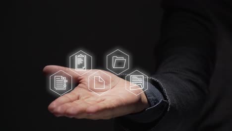 concepto de gestión de archivos