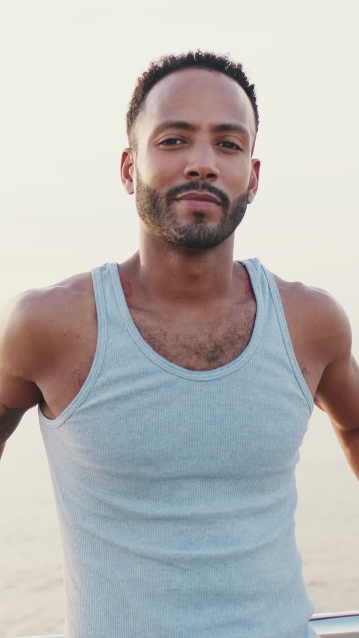 Portrait of a Man in a Tank Top