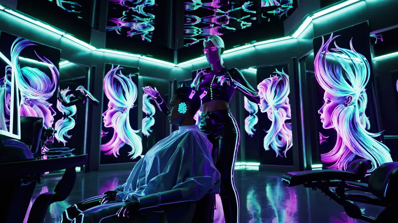 로이 있는 미래의 헤어 살롱