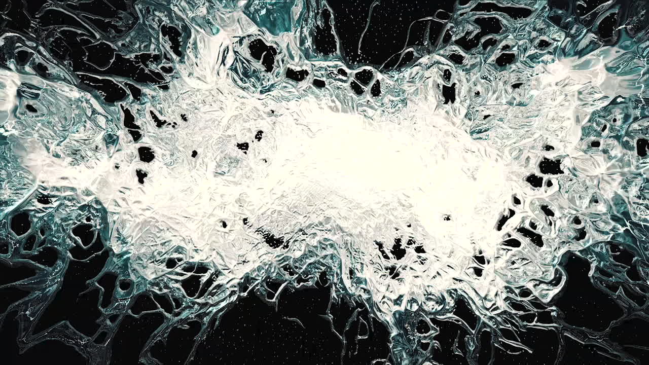 explosión de líquido abstracto