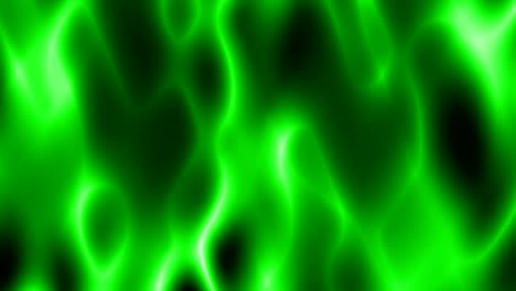fondo de neón abstracto líneas fractales bucle verde