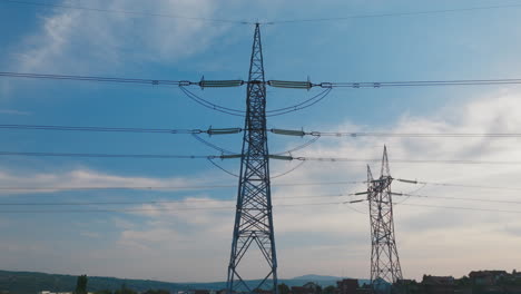 power transmission towers