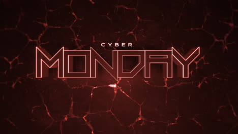 Dunkler-Reiz:-Monochromer-Cyber-Monday-Text-Auf-Farbverlauf