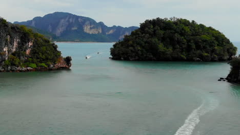 Aerial-of-Ao-Nang-Beach-in-Krabi-island,-Thailand