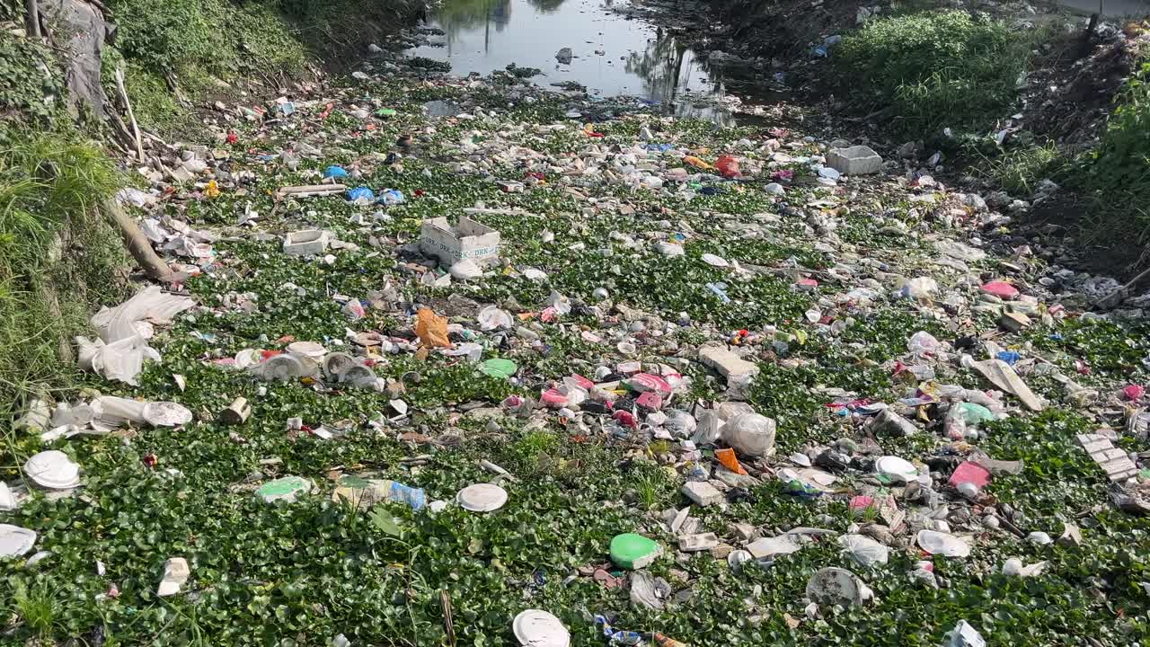 Earlier there was river Saraswati but it has become a drain due to dumping of human waste.