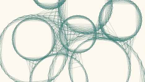 cerchi interconnessi che formano un'unità una visualizzazione visiva dell'interconnessione