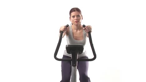 mujer haciendo ejercicio