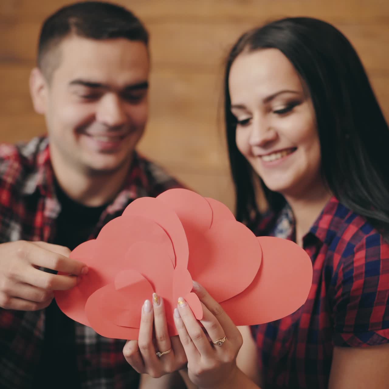 retrato de una pareja enamorada