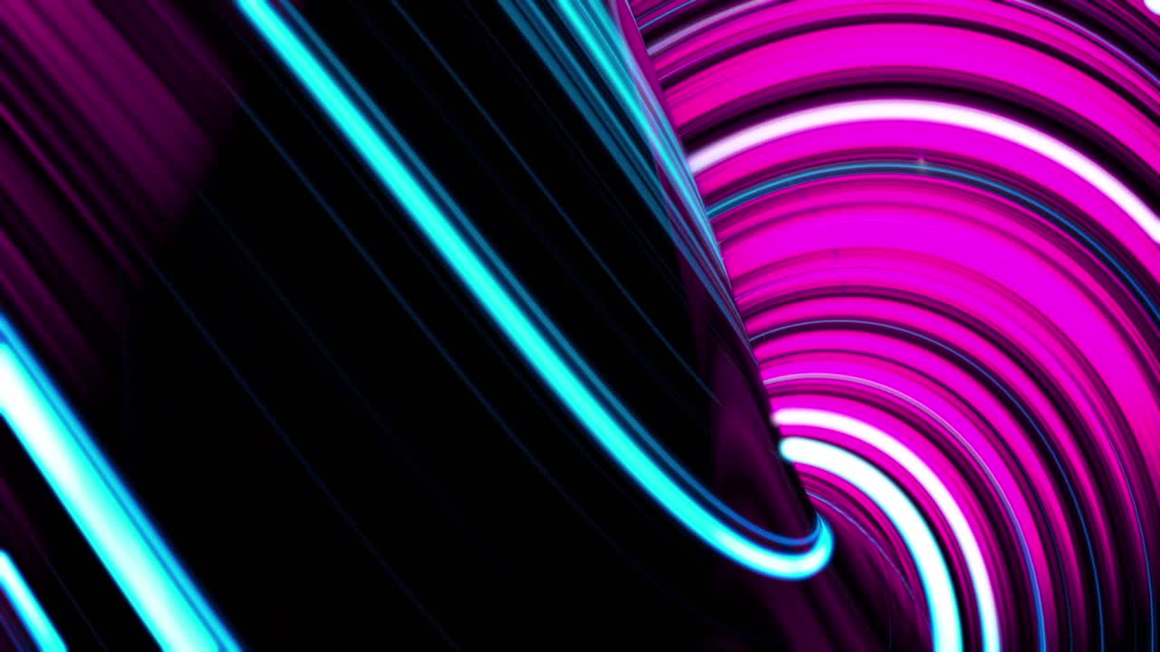 Abstraktní 3D neonové linie pozadí