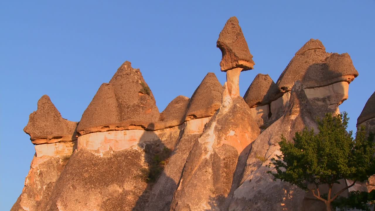Strane formazioni geologiche in Cappadocia, Turchia 2
