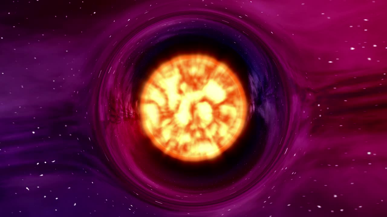 sol en el espacio curvo