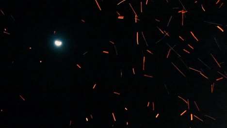 fire particle overlay footage video