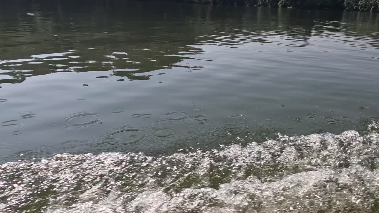 물 표면의 순서, 역동적인 파동과 스플래시.