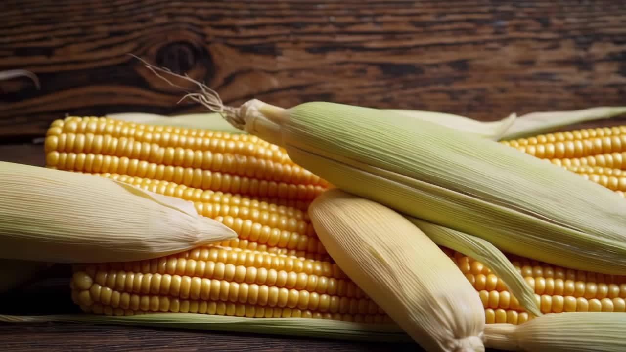 maíz fresco en la mazorca