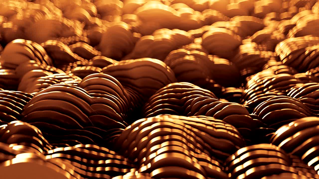 추상적인 파동형 4k uhd 애니메이션