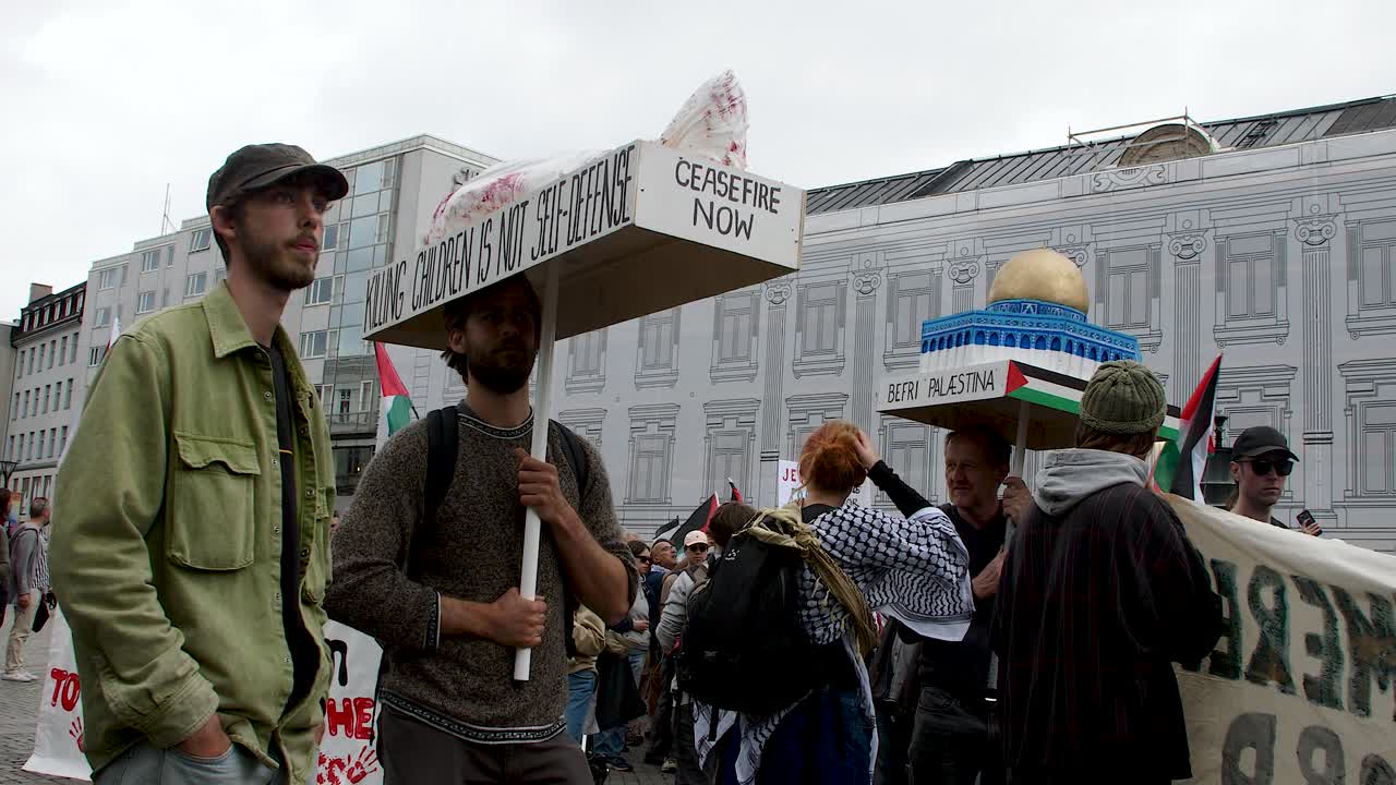 Palestine Protest: Demonstrators March for Peace and Justice