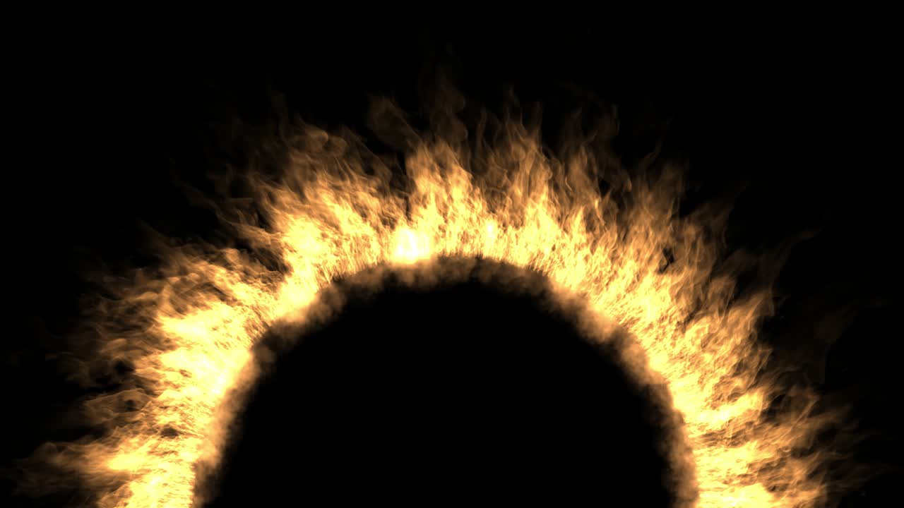 빛, 불, 추상, 코로나, 불꽃, 4k