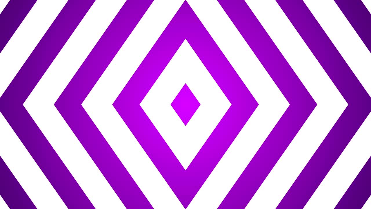 fondo simétrico geométrico que se expande en bucle de diamantes